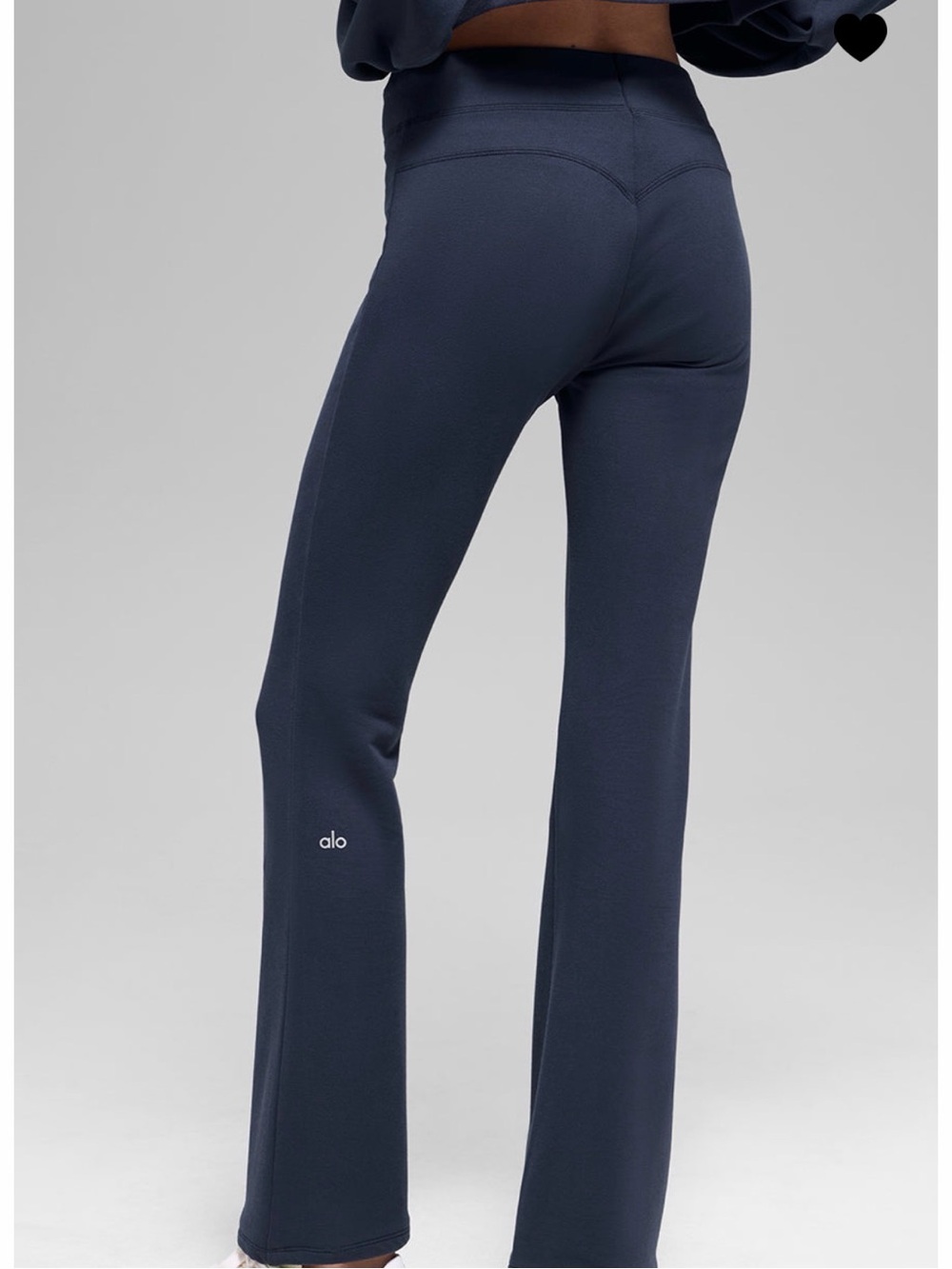 ALO Yoga Navy Sway Bootcut Pants